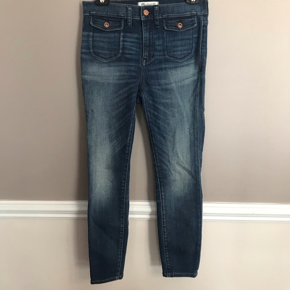 Madewell High Riser Crop Jeans - Picture 1 of 10